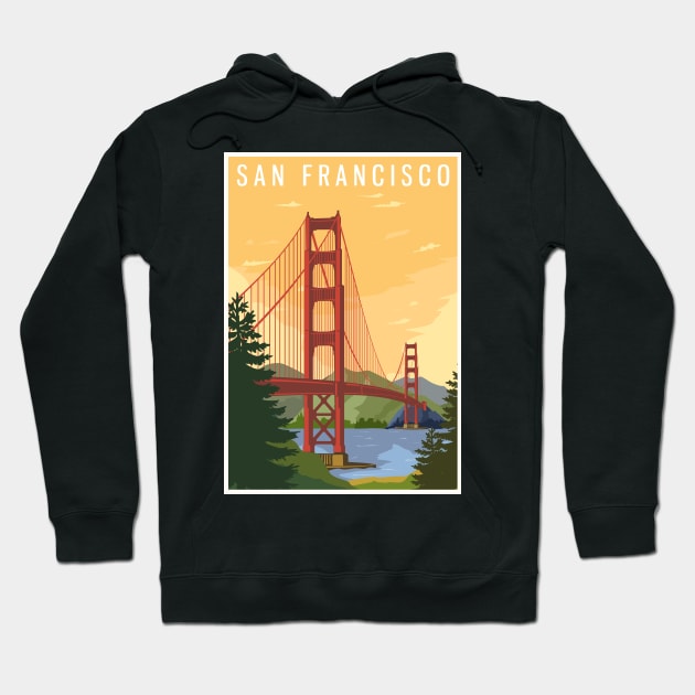 San Francisco Hoodie by Zakaria Azis